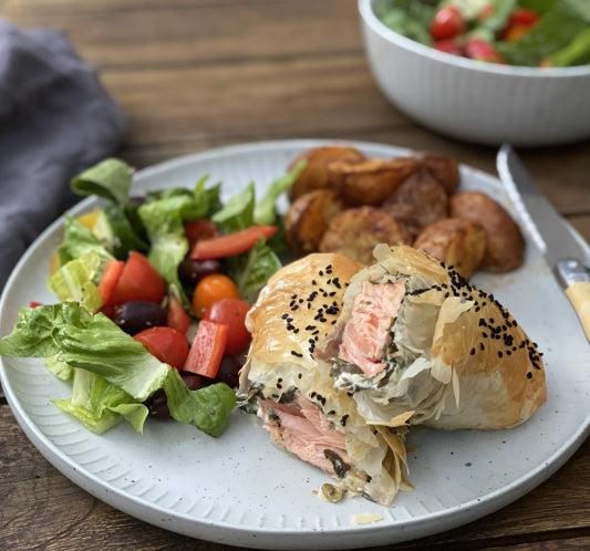 Dr. Joanna McMillan's Salmon & Spinach Filo