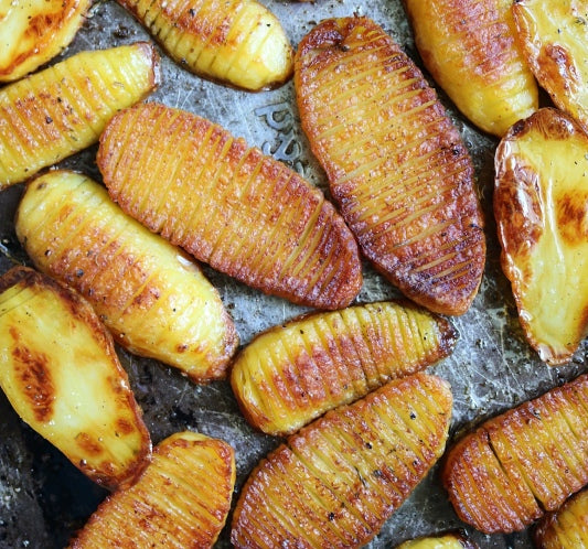 Laura Ford's Truffle Hasselback Roast Potatoes