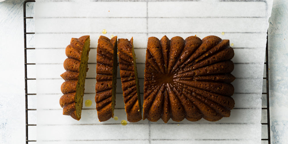 Mandarin and hazelnut cake