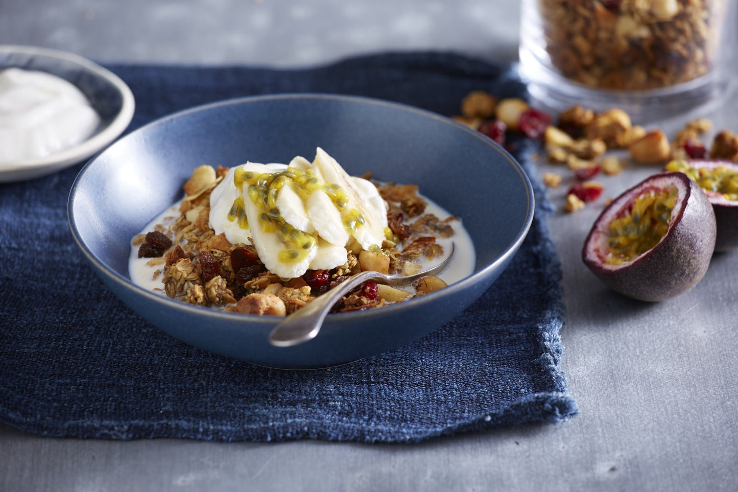 Oven Baked Banana, Macadamia and Coconut Granola