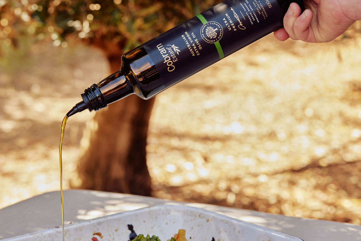 Vegetable Dish with Ultra Premium Coratina | Australian Extra Virgin Olive Oil | Cobram Estate AU