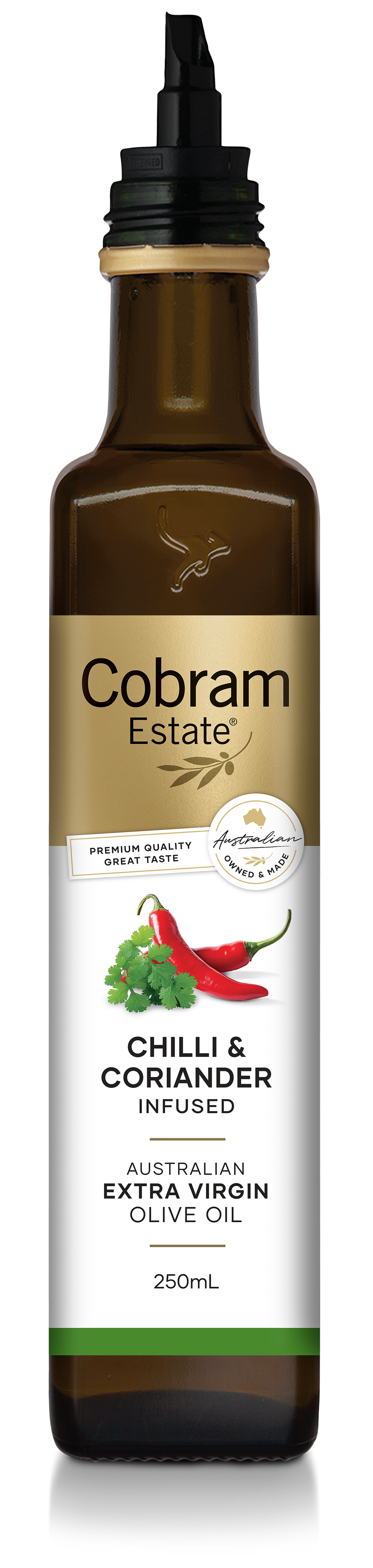 Chili & Coriander Infused 250ml | Australian Extra Virgin Olive Oil | Cobram Estate AU