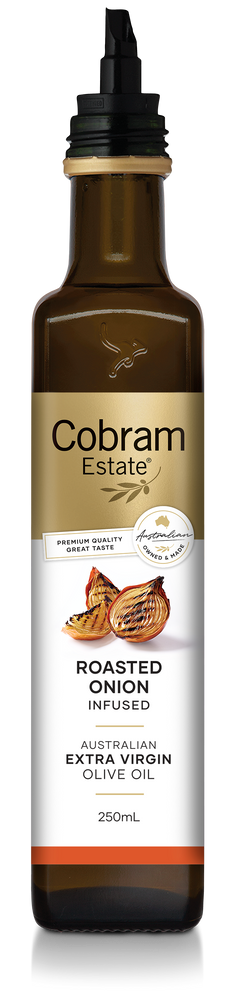 Roasted Onion Infused 250 ml | Australian Extra Virgin Olive Oil | Cobram Estate AU