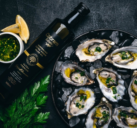 Easy Oyster Marinade with Hojiblanca | Extra Virgin Olive Oil | Cobram Estate AU