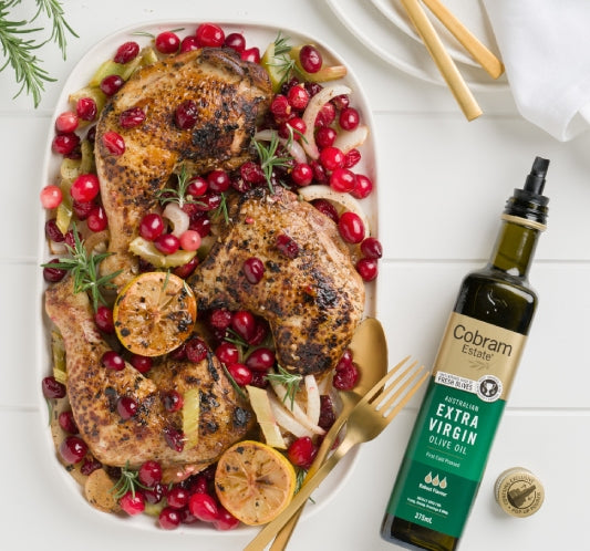 Festive Rosemary Chicken with Cranberries