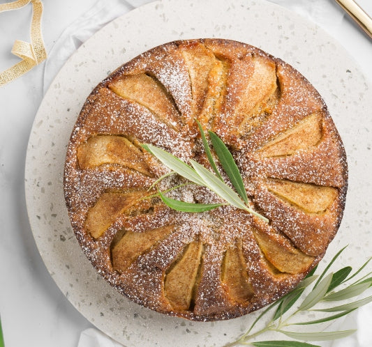 Spiced Extra Virgin Olive Oil & Pear Cake