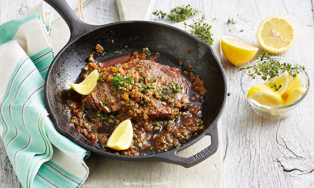 Steak with Paprika, Lemon & Thyme