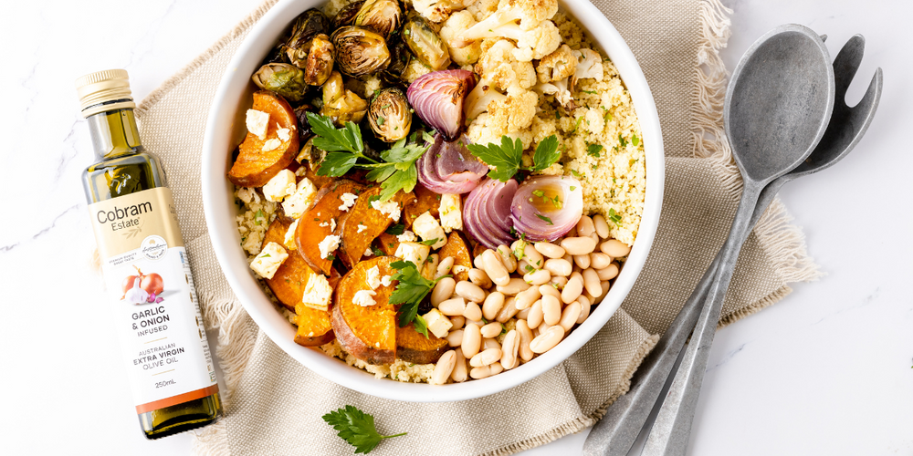 Roasted Vegetables & Lemon Cous Cous Salad