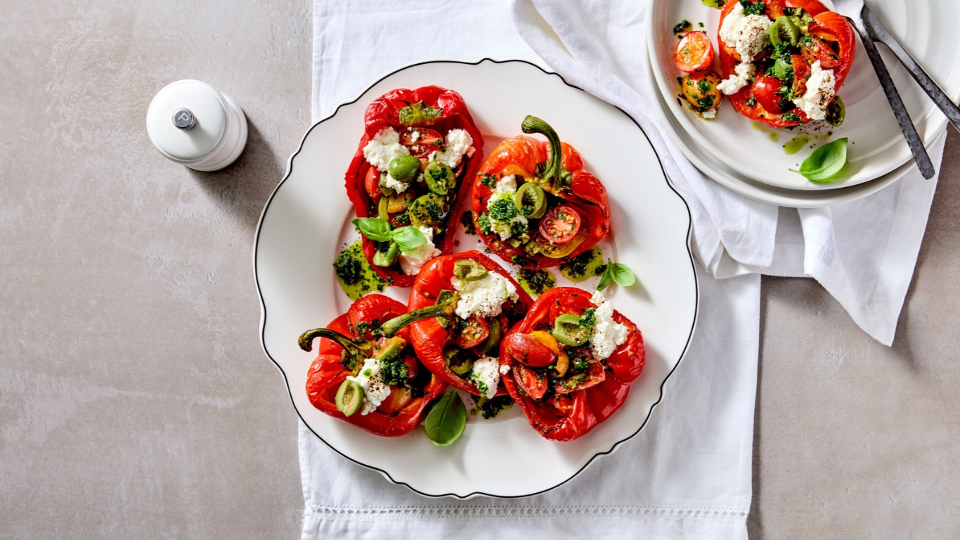 Stuffed Roasted Capsicums