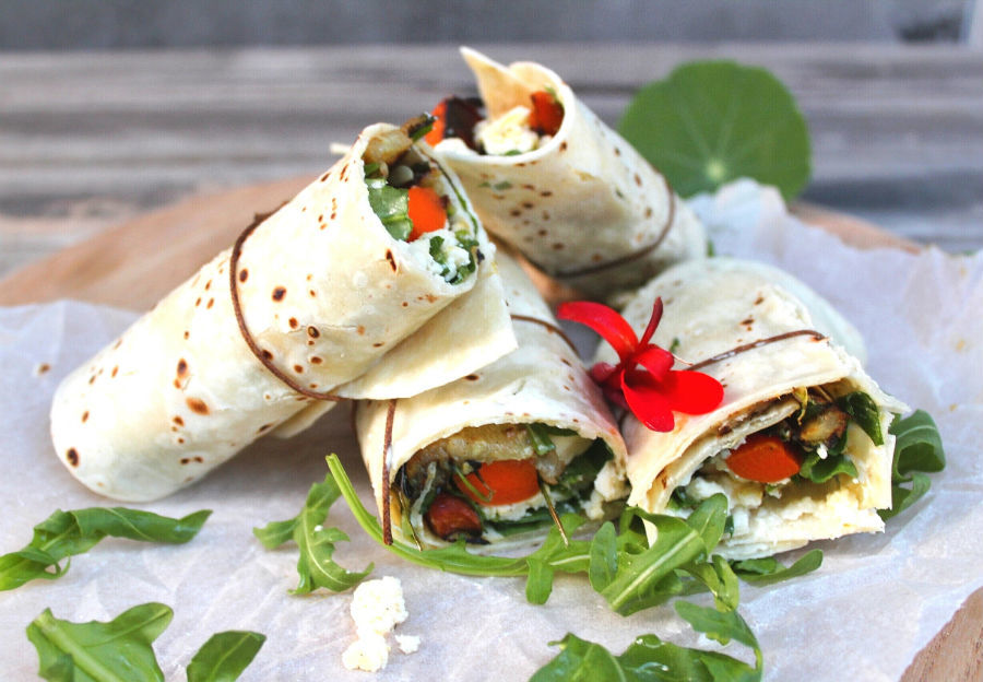Grilled Vegetable Wrap