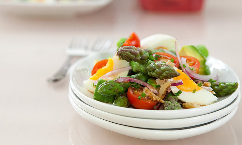 Avocado Egg Asparagus Salad