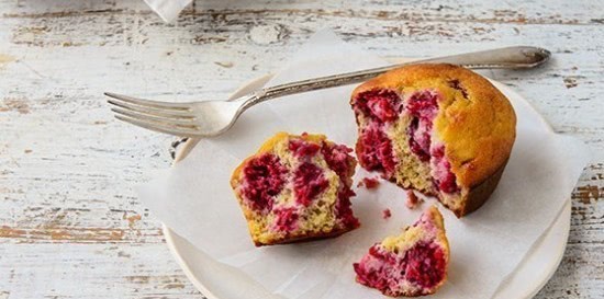 Gluten Free Coconut Raspberry Muffins