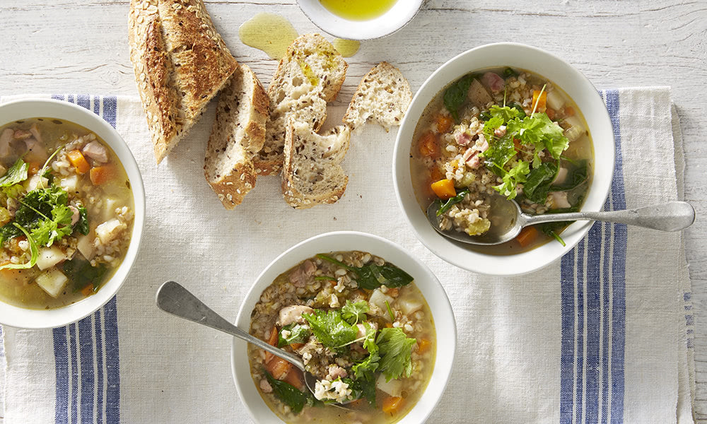 Hearty Chicken and Barley Soup