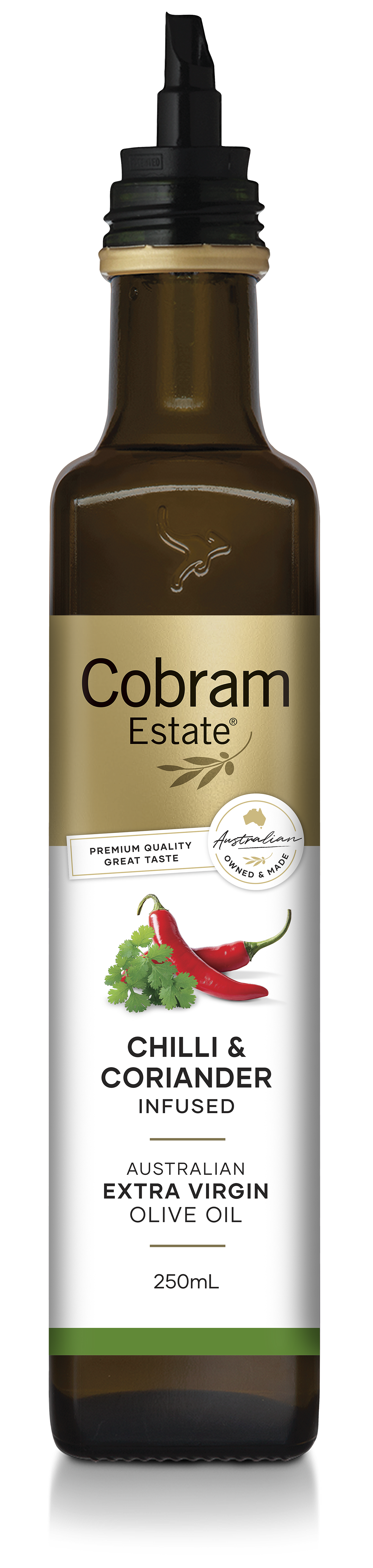 
                  
                    Chili & Coriander Infused 250ml | Australian Extra Virgin Olive Oil | Cobram Estate AU
                  
                
