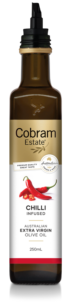 Smack of Intense Heat from Chilli Infused Oil | Australian Extra Virgin Olive Oil | Cobram Estate AU