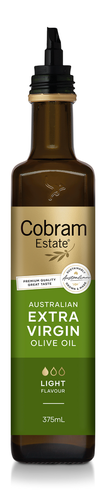 Light Flavour Oil in a 375mL Bottle | Australian Extra Virgin Olive Oil | Cobram Estate AU