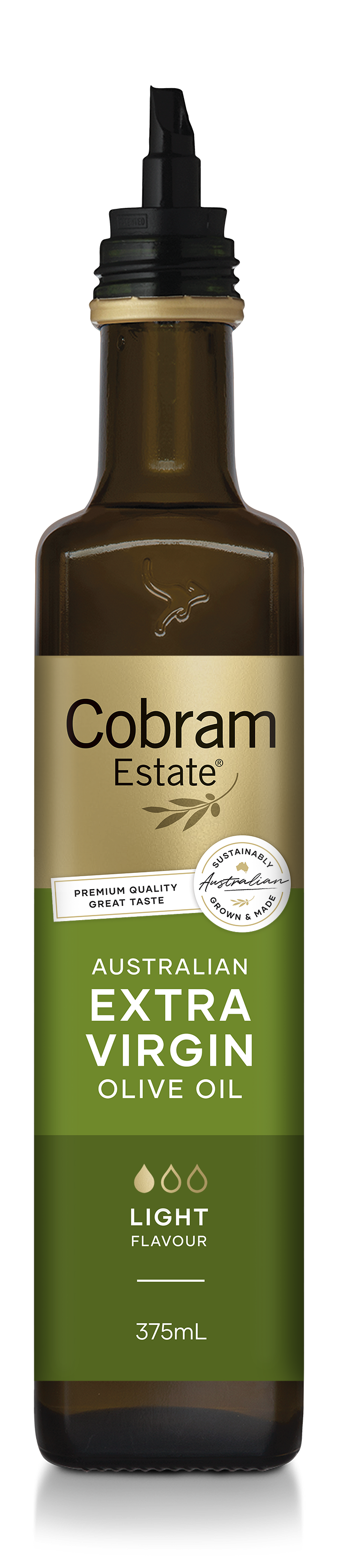 Light Flavour Oil in a 375mL Bottle | Australian Extra Virgin Olive Oil | Cobram Estate AU