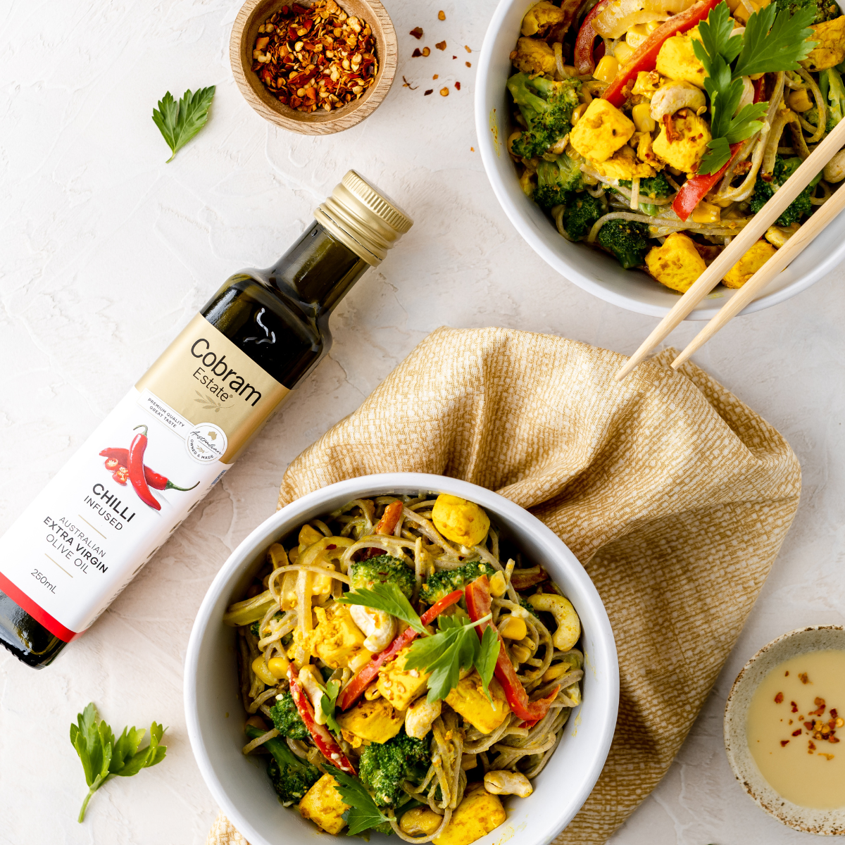 
                  
                    Salad Recipe made with Chilli Infused | Australian Extra Virgin Olive Oil | Cobram Estate AU
                  
                
