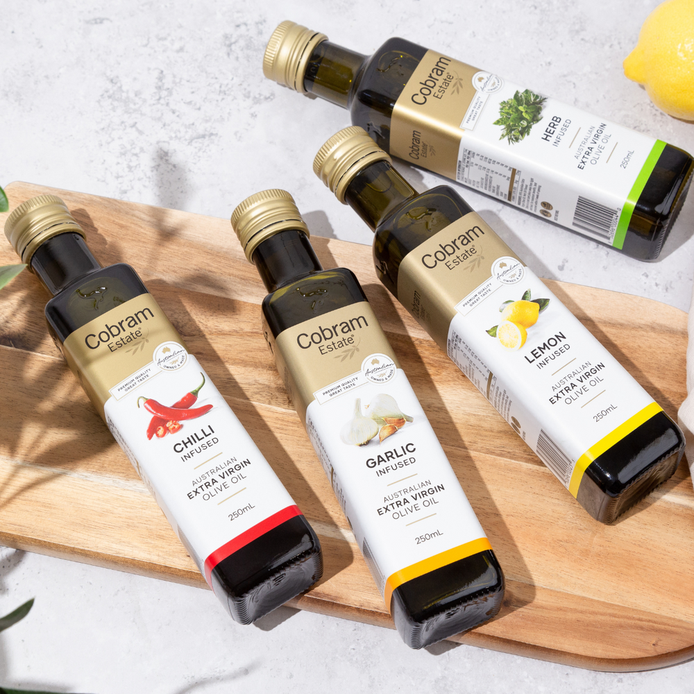 
                  
                    Infusions Pack: Diverse Array of Culinary Delights | Extra Virgin Olive Oil | Cobram Estate AU
                  
                