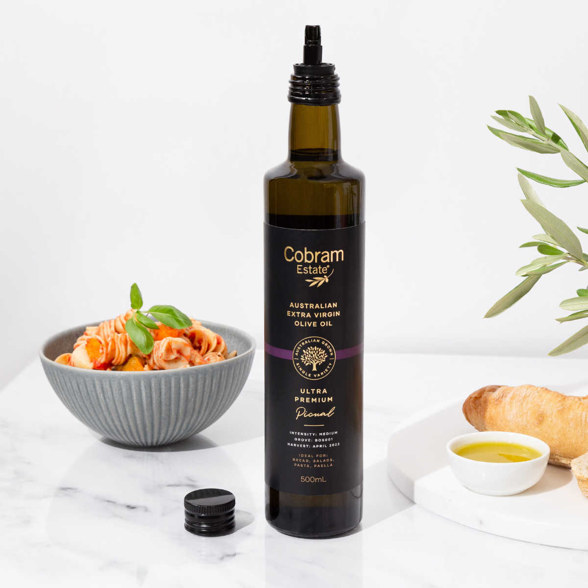 
                  
                    Ultra Premium Picual in 500mL Bottle | Australian Extra Virgin Olive Oil | Cobram Estate AU
                  
                